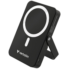 Verbatim Charge n Go 10000mAh powerbank állvánnyal mágneses vezeték nélküli töltéssel fekete 32264