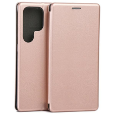 Beline Fliptok Mágneses Tok Samsung S25 Ultra Rózsaarany Tok