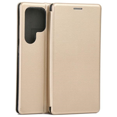 Beline Fliptok Mágneses Samsung S25 Ultra arany tok