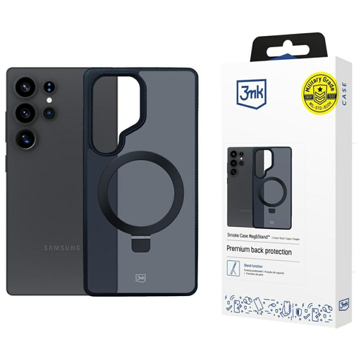 3MK Füstszínű tok Mag&Stand Samsung Galaxy S25 Ultra tok 3MK Füstszínű tok Mag&Stand Samsung Galaxy S25 Ultra tok