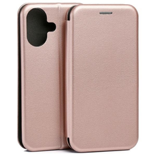 Beline Fliptok Mágneses iPhone 17 tok rózsaarany