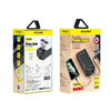 AWEI PowerBank P142K 50000mAh 22.5W fekete 3xUSB/PD/Lightning kijelző + LED lámpa - 1. kép