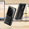 AWEI PowerBank P76K 10000mAh 22.5W fekete Digitális Kijelző - 0. kép