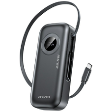 AWEI PowerBank PA-9 10000mAh 22.5W fekete