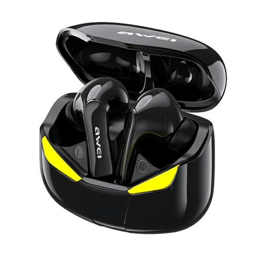 AWEI Bluetooth 5.0 T35 TWS vezeték nélküli fülhallgató + dokkolóállomás gaming fekete