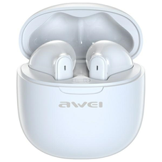AWEI Bluetooth 5.3 T68 ENCTWS fülhallgató + dokkolóállomás fehér