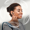 AWEI Bluetooth 5.4 TP97TWS fülhallgató + dokkolóállomás fekete - 1. kép