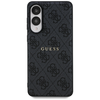Guess 4G Gyűrűs Classic Logo MagSafe Samsung Galaxy S25 Edge fekete tok - 1. kép