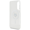 Karl Lagerfeld Button Choupette Fej Nyomtatott Logóval Mágneses Tok Samsung Galaxy S25 Edge fehér tok - 1. kép