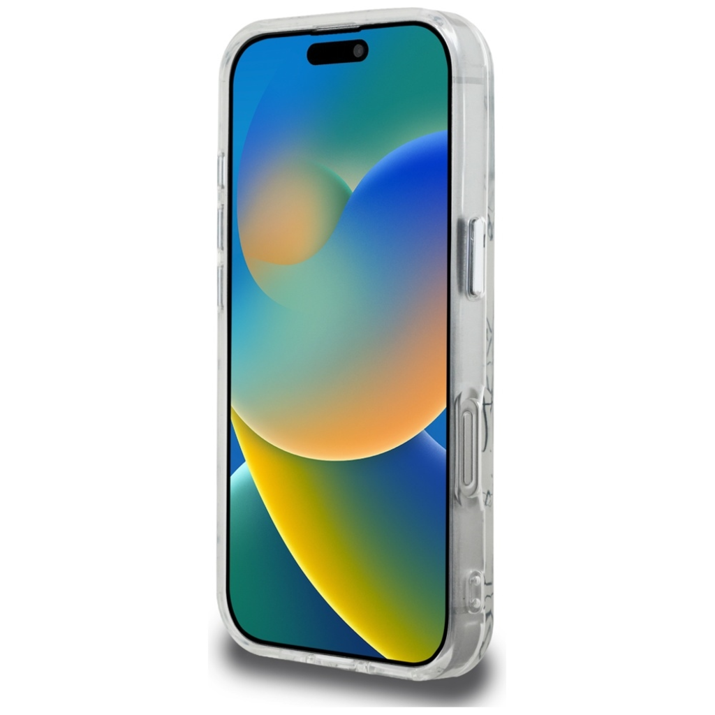  iPhone 16 Pro Max Fehér Karl Lagerfeld IML Karl Script Pattern MagSafe tok - 8