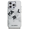  iPhone 16 Pro Átlátszó Karl Lagerfeld IML Sketched Graphic tok - 1. kép