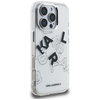  iPhone 16 Pro Átlátszó Karl Lagerfeld IML Sketched Graphic tok - 2. kép