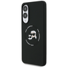 Karl Lagerfeld Szilikon Double Heads And Circle MagSafe Samsung Galaxy S25 Edge tok fekete - 0. kép