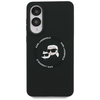 Karl Lagerfeld Szilikon Double Heads And Circle MagSafe Samsung Galaxy S25 Edge tok fekete - 1. kép