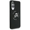 Karl Lagerfeld Szilikon Double Heads And Circle MagSafe Samsung Galaxy S25 Edge tok fekete - 2. kép