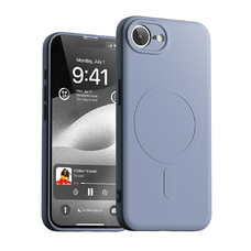 Mercury Semi-Silicone MagSafe iPhone 16e lila tok