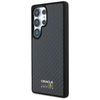 Red Bull Valódi Karbon Szálas Fényes Logós MagSafe Samsung Galaxy S25 Ultra tok Fekete Tok - 0. kép