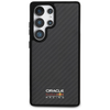 Red Bull Valódi Karbon Szálas Fényes Logós MagSafe Samsung Galaxy S25 Ultra tok Fekete Tok - 1. kép