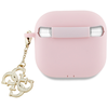 Guess GUA4LECG4P AirPods 4 tok rózsaszín Szilikon 4G Charm - 0. kép