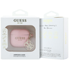 Guess GUA4LECG4P AirPods 4 tok rózsaszín Szilikon 4G Charm - 1. kép