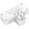 Beline elosztó LED háttérvilágítással 2xUSB-A/USB-C/2xAC fehér - 1. kép