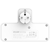 Beline elosztó LED háttérvilágítással 2xUSB-A/USB-C/2xAC fehér - 2. kép