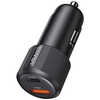 Autós töltő USAMS YT sorozat CC283 60W 1xUSB-A 1xUSB-C fekete - 4. kép