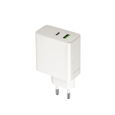 Setty fali töltő PD+QC USB + USB-C 45W LSI-01 fehér