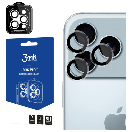 Apple iPhone 17 Pro / 17 Pro Max Átlátszó 3MK Objektírvédelem Pro üvegfólia