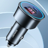 USAMS Autós Töltő 1xUSB + 1xUSB-C C26 95W (csak fej) Gyors Töltés fekete CC146TC01 (US-CC146), - 0. kép