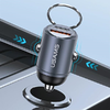 USAMS Autós Töltő 1xUSB+1xUSB-C C38 30WPD Gyors Töltés Beépített Gyűrűvel Lila CC206C - 4. kép