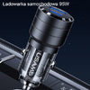 USAMS autós töltő C36 USB+USB-C 95W Gyors töltés lila CC176CC02 (US-CC176) - 0. kép