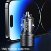 USAMS autós töltő C36 USB+USB-C 95W Gyors töltés lila CC176CC02 (US-CC176) - 1. kép