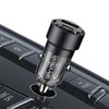 USAMS Autós Töltő C39 USB+USB-C 60WFoi gyors töltés fekete CC208CC01 (US-CC208) - 2. kép