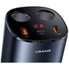 USAMS Autós Splitter 2xUSB-A / 1xUSB-C C28 245W szürke CC151TC01 (US-CC151) - 1. kép