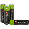 Verbatim Újratölthető Akkumulátor NiMH AA 2500mAh Prémium HR6 4db fekete - 0. kép