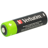 Verbatim Újratölthető Akkumulátor NiMH AA 2500mAh Prémium HR6 4db fekete - 1. kép
