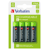 Verbatim Újratölthető Akkumulátor NiMH AA 2500mAh Prémium HR6 4db fekete - 4. kép