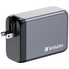 Verbatim GaN 240W Fali Töltő 3xUSB-C/USB-A + EU/UK/US Adapter GNC-240 32205 - 3. kép