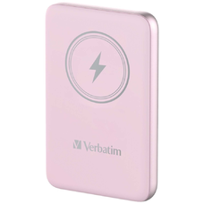 Verbatim Vezeték nélküli Mágneses Power Bank `n` Go 15W 10000mAh rózsaszín 32248