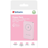 Verbatim Vezeték nélküli Mágneses Power Bank `n` Go 15W 10000mAh rózsaszín 32248 - 3. kép