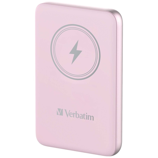 Verbatim Vezeték nélküli Mágneses Power Bank `n` Go 15W 10000mAh rózsaszín 32248