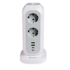 Verbatim Függőleges Hálózati Elosztó 15W 11xAC EU/2xUSB-C/2xUSB-A 2m EUPT-01 fehér 49547 - 1. kép