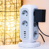 Verbatim Függőleges Hálózati Elosztó 15W 11xAC EU/2xUSB-C/2xUSB-A 2m EUPT-01 fehér 49547 - 2. kép