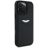  iPhone 16 Pro Max Fekete Aston Martin HC Bőr Victory Design tok - 2. kép