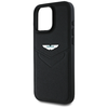  iPhone 16 Pro Max Fekete Aston Martin HC Bőr Victory Design tok - 4. kép