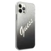 iPhone 12 Pro Max Guess GUHCP12LPCUGLSBK Glitter Gradient Script tok flitteres fekete - 2. kép