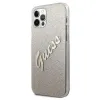 iPhone 12 Pro Max Guess GUHCP12LPCUGLSGO Glitter Gradient Script tok flitteres arany - 0. kép