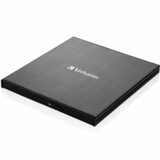 Verbatim Külső Slimline Blu-ray Író + USB 3.0 Kábel fekete 43890