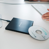 Slimline CD/DVD USB-C + USB-C/USB-C to USB-A 3.2 kábel fekete 43886 - 1. kép